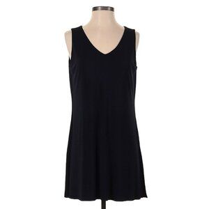 Eileen Fisher V-Neck Layering Dress – Small, Black, NWT